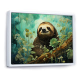 Sloth Jade Journey - Sloth Wall Art Prints