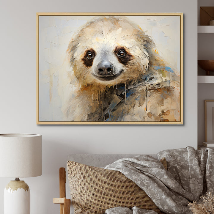 Thoughtful Sloth - Sloth Wall Art Prints