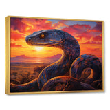 Desert Serpents At Sundown - Coral Snake Wall Art