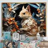 Minimalism Squirrel - Squirrel Home Decor Art