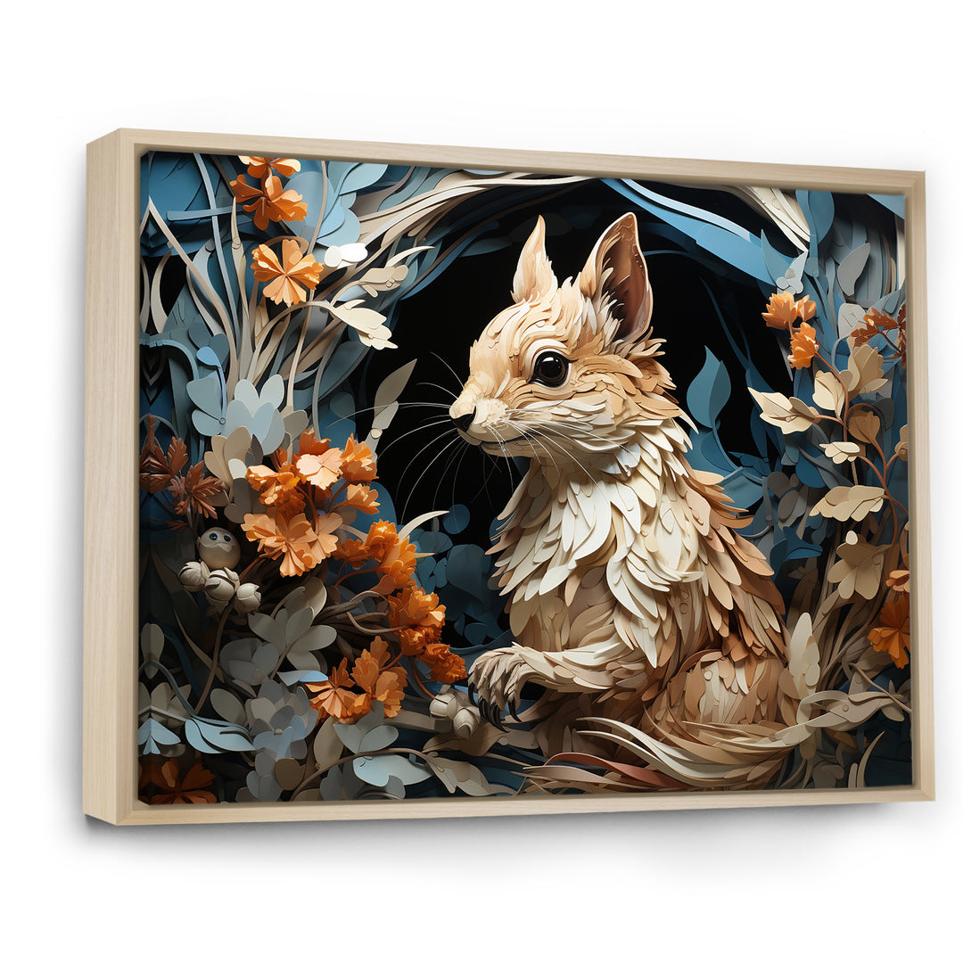 Minimalism Squirrel - Squirrel Home Decor Art