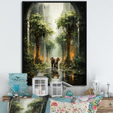 Elephant Gentle Giants Of Temple - Elephant Wall Decor