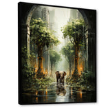 Elephant Gentle Giants Of Temple - Elephant Wall Decor