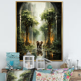 Elephant Gentle Giants Of Temple - Elephant Wall Decor