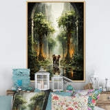 Elephant Gentle Giants Of Temple - Elephant Wall Decor