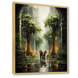 Elephant Gentle Giants Of Temple - Elephant Wall Decor
