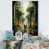 Elephant Gentle Giants Of Temple - Elephant Wall Decor