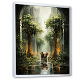 Elephant Gentle Giants Of Temple - Elephant Wall Decor