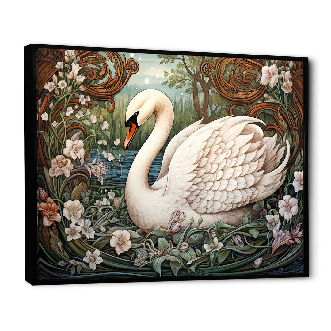 Swans Majesty Horizon - Swans Home Decor Art