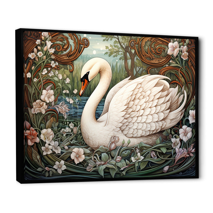 Swans Majesty Horizon - Swans Home Decor Art