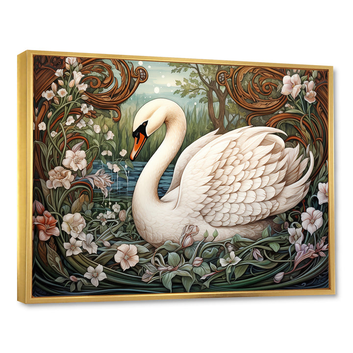 Swans Majesty Horizon - Swans Home Decor Art