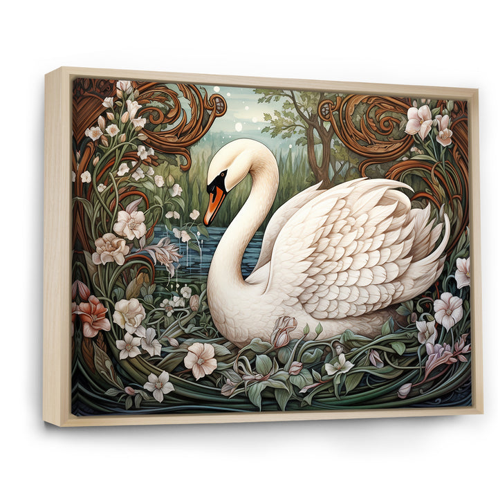 Swans Majesty Horizon - Swans Home Decor Art