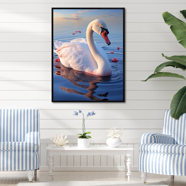 Swans Serenity Photo - Swans Wall Decor