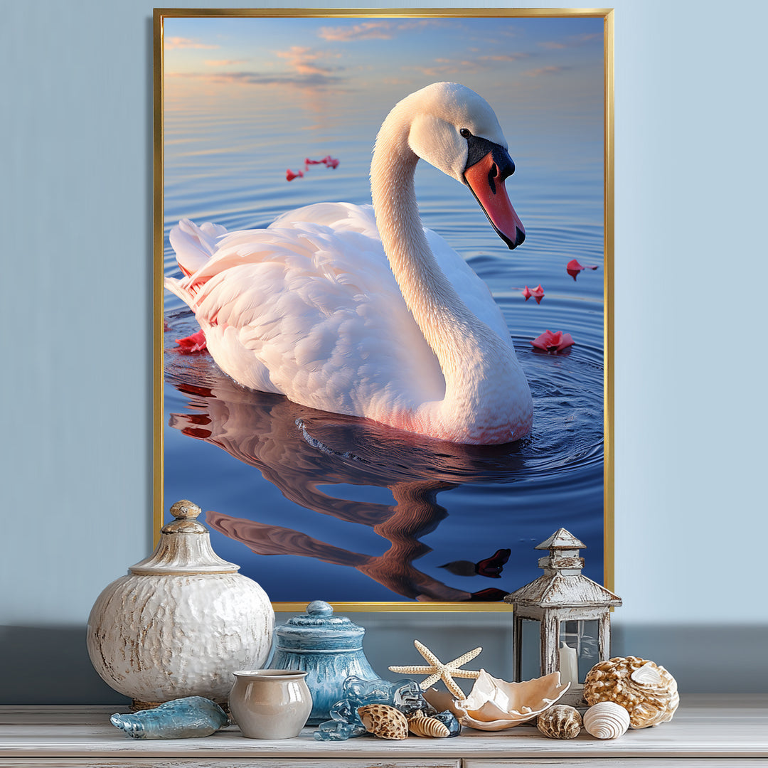 Swans Serenity Photo - Swans Wall Decor