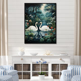 Swans Eternal Love - Swans Living Room Wall Art