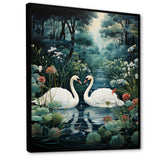 Swans Eternal Love - Swans Living Room Wall Art