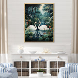 Swans Eternal Love - Swans Living Room Wall Art