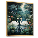 Swans Eternal Love - Swans Living Room Wall Art