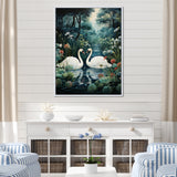 Swans Eternal Love - Swans Living Room Wall Art