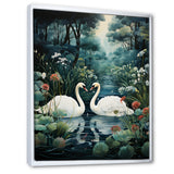 Swans Eternal Love - Swans Living Room Wall Art