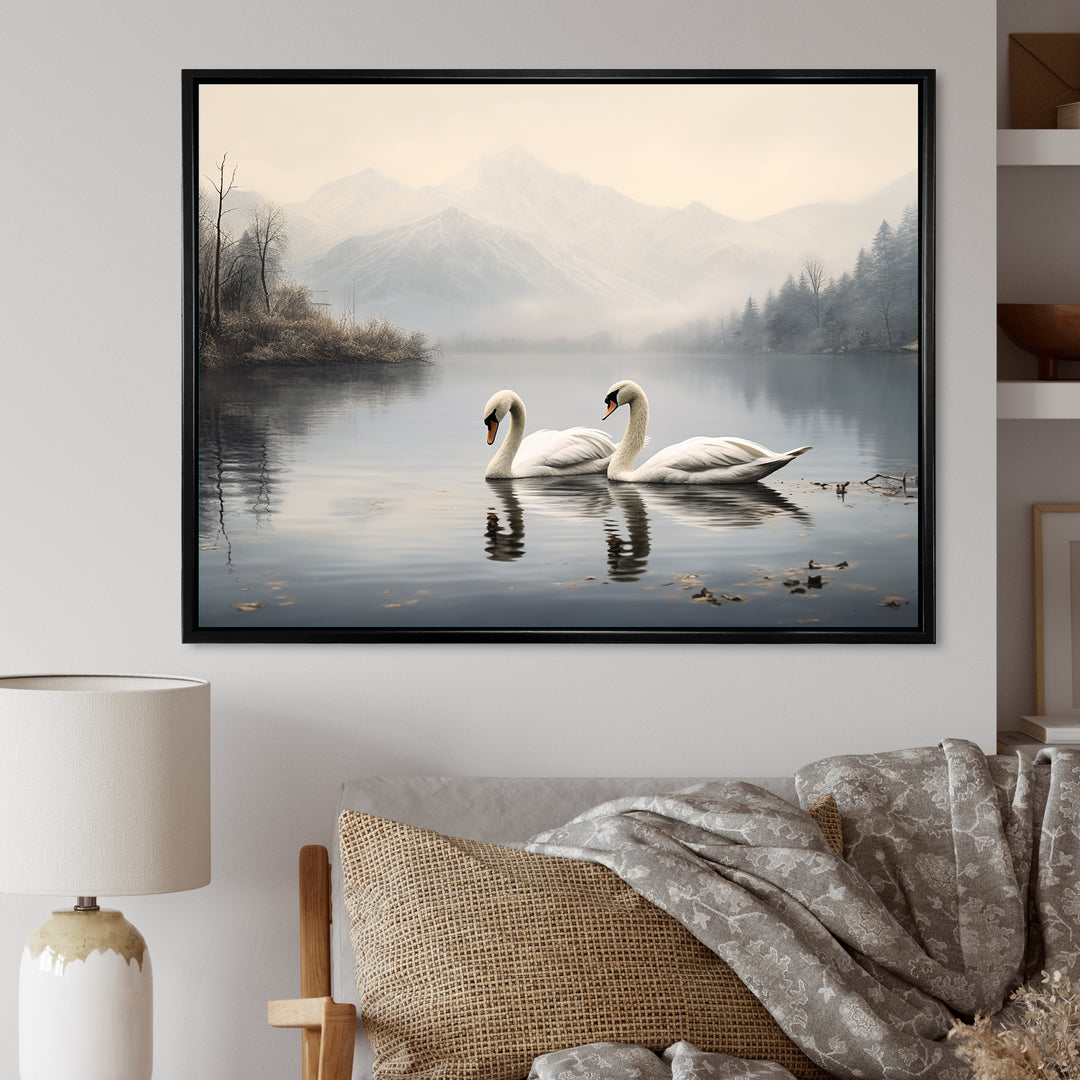 The Swans Odyssey - Swans Canvas Wall Art
