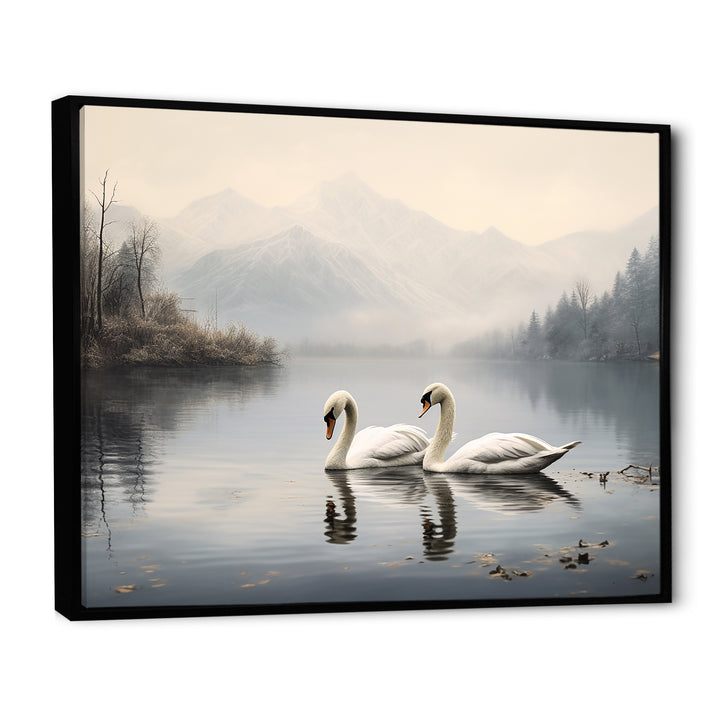 The Swans Odyssey - Swans Canvas Wall Art