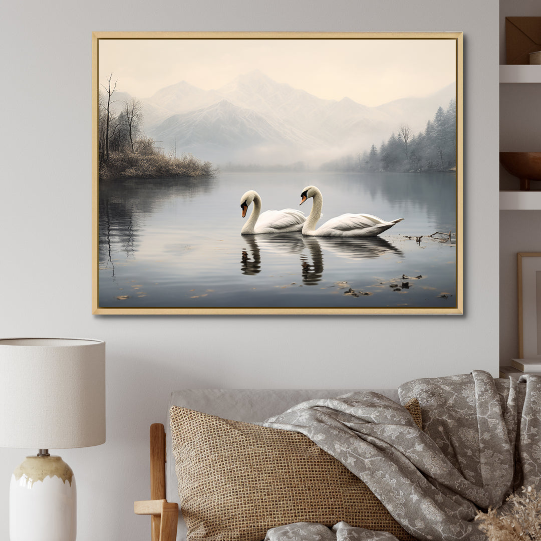 The Swans Odyssey - Swans Canvas Wall Art