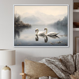 The Swans Odyssey - Swans Canvas Wall Art