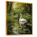 Swans Refuge By The Lake - Swans Wall Decor