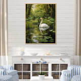 Swans Refuge By The Lake - Swans Wall Decor