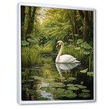 Swans Refuge By The Lake - Swans Wall Decor