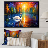 The Swans Reverie By The Lake - Swans Wall Art Prints