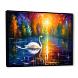 The Swans Reverie By The Lake - Swans Wall Art Prints
