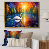 The Swans Reverie By The Lake - Swans Wall Art Prints