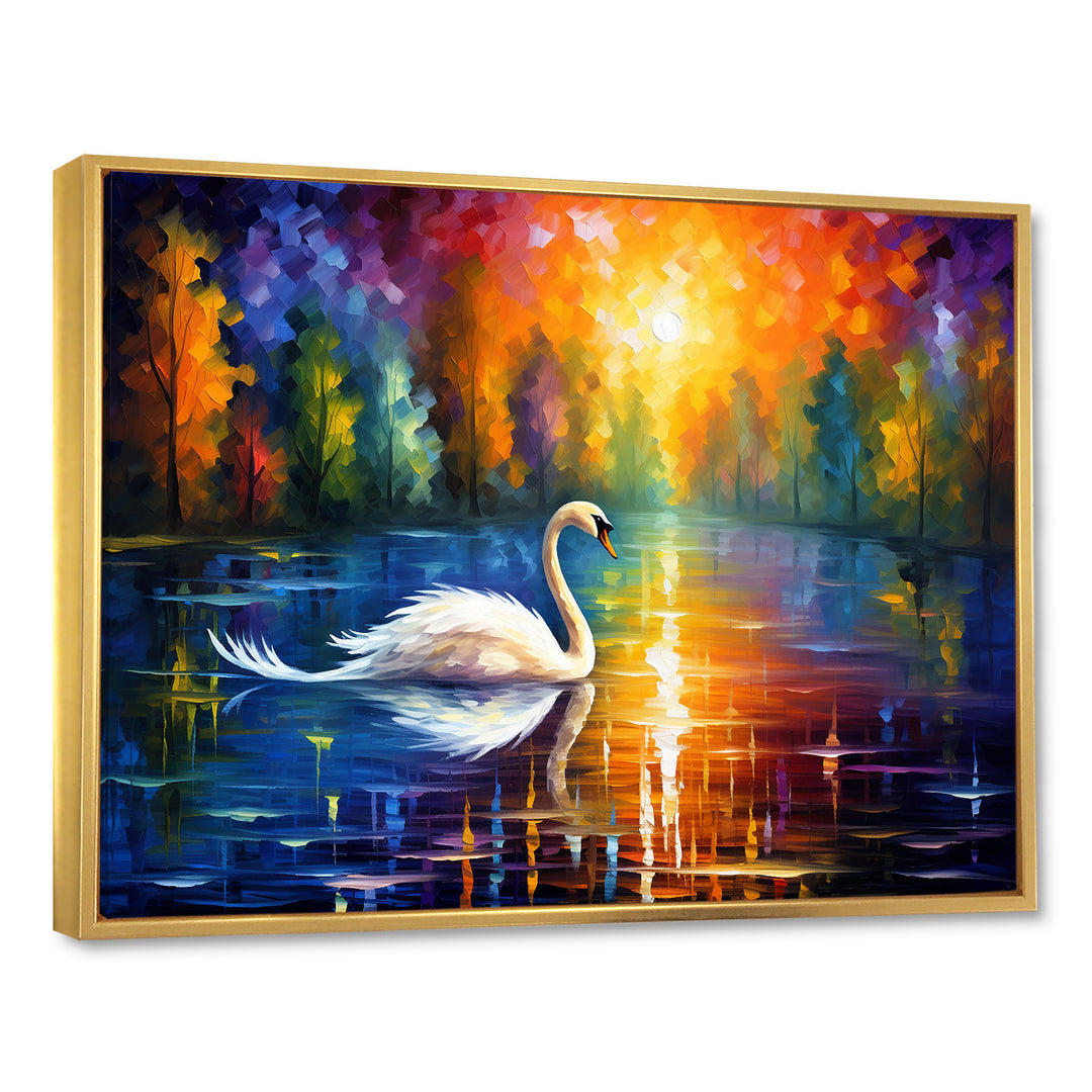 The Swans Reverie By The Lake - Swans Wall Art Prints