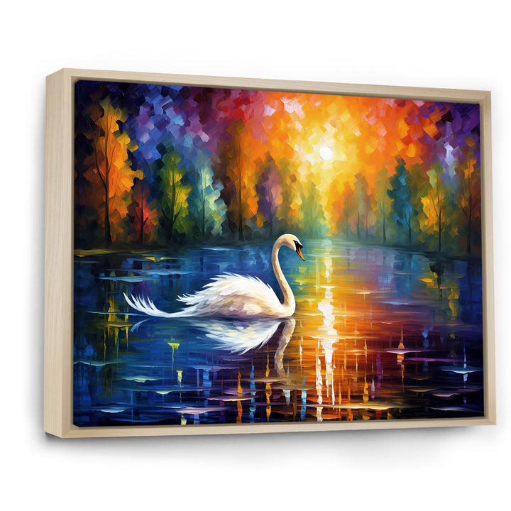 The Swans Reverie By The Lake - Swans Wall Art Prints