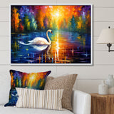 The Swans Reverie By The Lake - Swans Wall Art Prints
