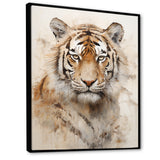 Minimalism Beige Tiger - Beige Tiger Wall Art