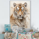 Minimalism Beige Tiger - Beige Tiger Wall Art