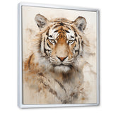 Minimalism Beige Tiger - Beige Tiger Wall Art