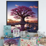 Baobab Trees Enchanted Hues I - Floral Canvas Wall Art