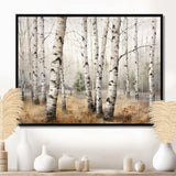 Minimalism Tree Birchs Breath II - Floral Canvas Wall Art