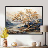 Gilded Beauty Maple Tree I - Floral Canvas Wall Art