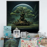 Surreal Bonsai Embrace - Landscapes Canvas Wall Art