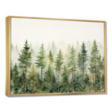 Pine Trees Minimalism Dream - Landscapes Canvas Wall Art