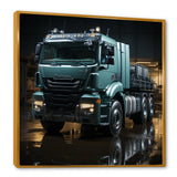 Abstract 53Ft Truck Harmony - Truck Canvas Wall Art