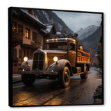 Classic Delivery Truck Photo - Truck Canvas Wall Art