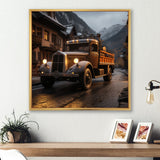 Classic Delivery Truck Photo - Truck Canvas Wall Art