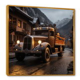 Classic Delivery Truck Photo - Truck Canvas Wall Art