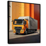 Contemporary Cubic 53Ft Truck - Truck Canvas Wall Art